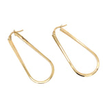Vintage Elongated Earrings in 14K