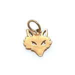 Vintage Fox Charm in 14K