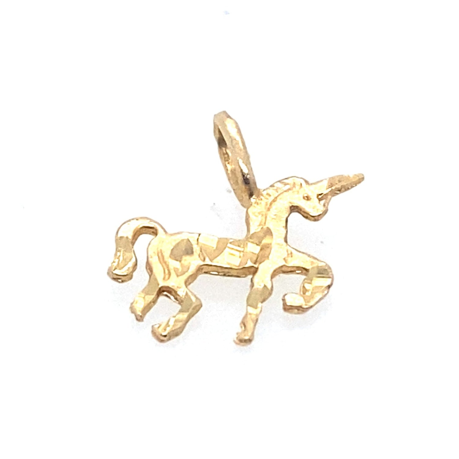 Vintage Unicorn Charm in 14K