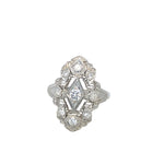 Vintage Art Deco Diamond Ring in 18K Gold