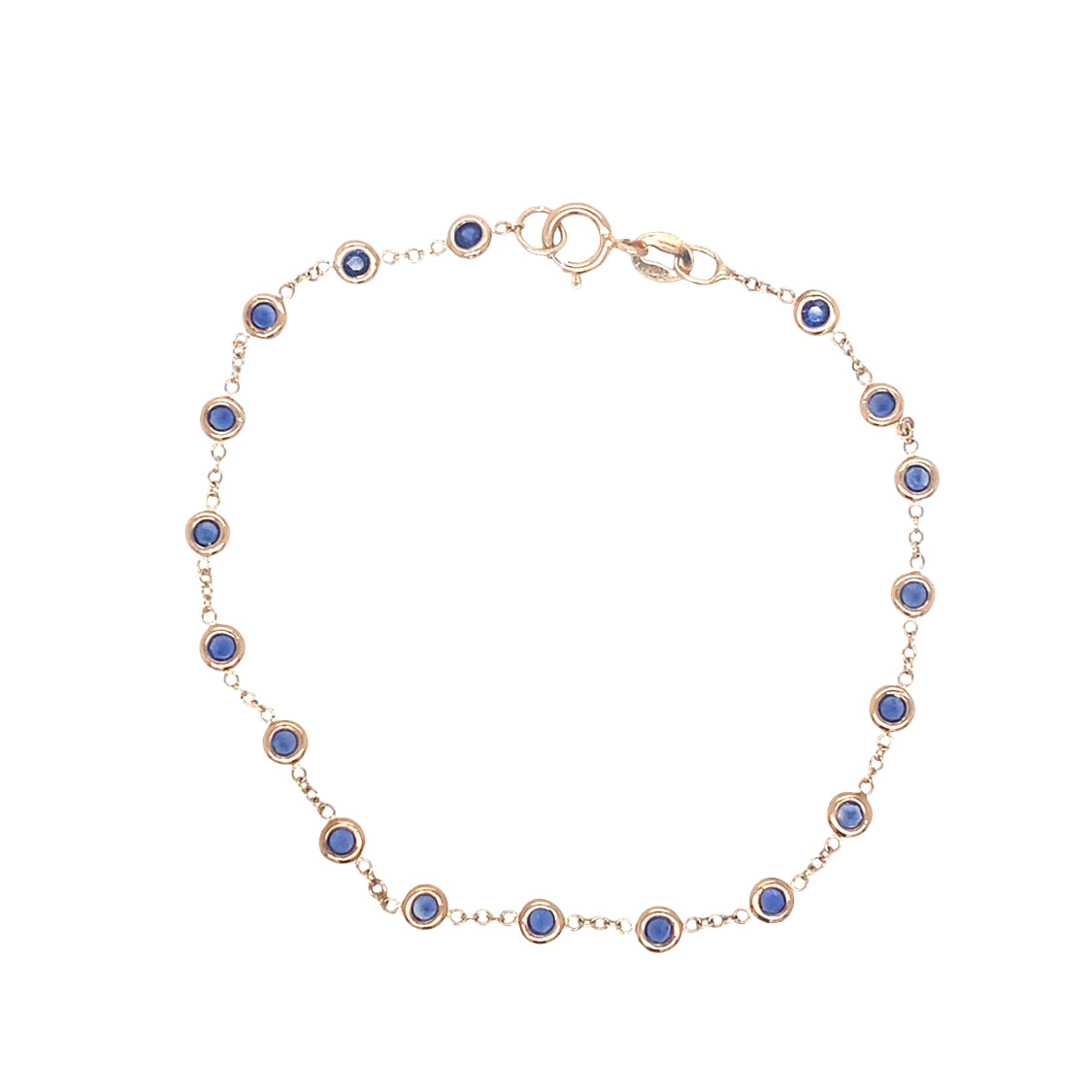Vintage Sapphire Bracelet in 14K