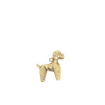 Vintage Standard Poodle Charm in 14K