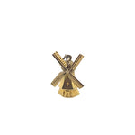 Vintage Windmill Charm in 14K