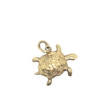 Vintage Turtle Charm in 14K