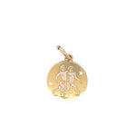 Vintage Zodiac Charm in 14K
