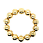 Large Gold Ball Bracelet in 18k