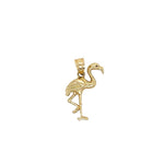 Gold Flamingo Charm in 14k