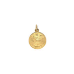 Vintage Virgo Pendant in 14k