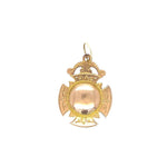 Vintage Cross Charm in Gold