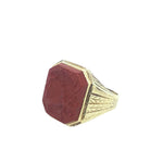 Vintage Carnelian Intaglio Ring in 14K