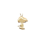 Vintage Snoopy Charm in 14k