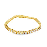 Vintage Diamond Line Bracelet in 14k