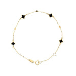 Olivia K Enamel Clover Bracelets in 14k