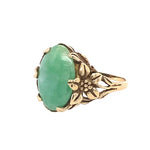 Vintage Jade Ring in 14K