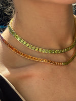 Graduated Gemstone Necklace in 14k