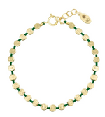 Olivia K Large Fleck Bracelet in Emerald