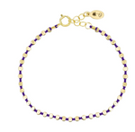 Olivia K Small Fleck Bracelet in Dark Purple