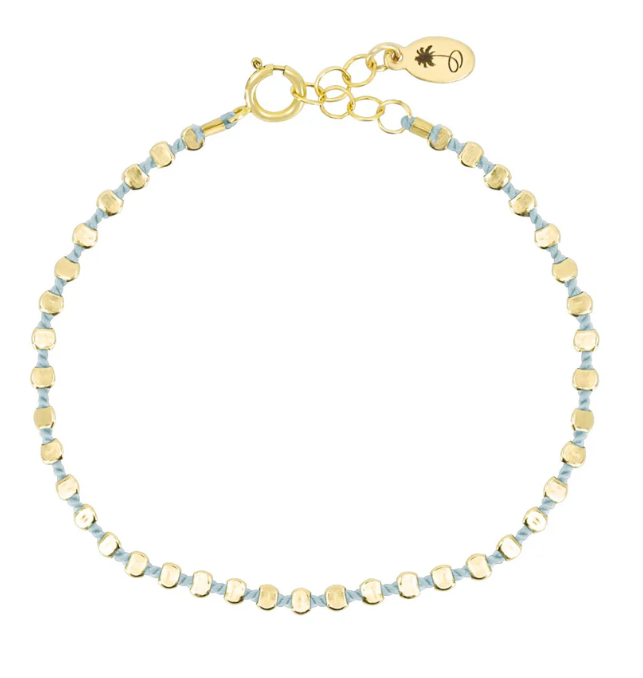 Olivia K Small Fleck Bracelet in Powder Blue