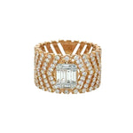 Djula Diamond Ring in 18K Rose Gold