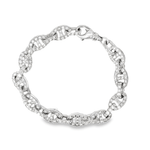 Vintage Anchor Diamond Bracelet in 18k