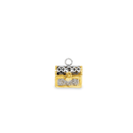 Vintage Articulated Treasure Chest Charm in 14k with Diamonds