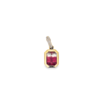 Olivia K Watermelon Tourmaline & Diamond Clip Charm in 14k