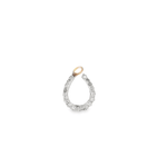 Diamond Horseshoe Charm in 18k