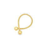 Tiffany & Co. Vintage Rope Key Holder in 14k