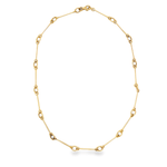 Olivia K Skinny Trombone Chain in 14K