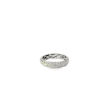 Vintage Diamond Pavé Band in White 14k Gold