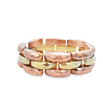 Vintage Two-Tone Rose and Yellow Gold Bracelet in 14k
