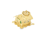 Vintage Swiss Chalet Charm in 18k