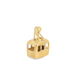 Vintage Cable Car Charm in 18k