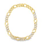 Vintage Diamond Curb Link Chain in 18k