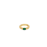 Vintage 18k Ring with Emerald