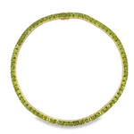 Peridot Necklace in 14k