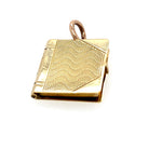 Vintage British Picture Locket in 9K Gold