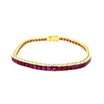 Vintage Ruby Bracelet in 18k Gold