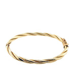 Vintage Gold Twisted Bangle