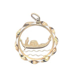 Vintage Venice Gondola Charm in 18K Gold