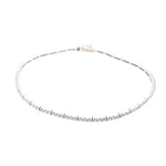 Vintage Diamond Line Bracelet in 14K White Gold