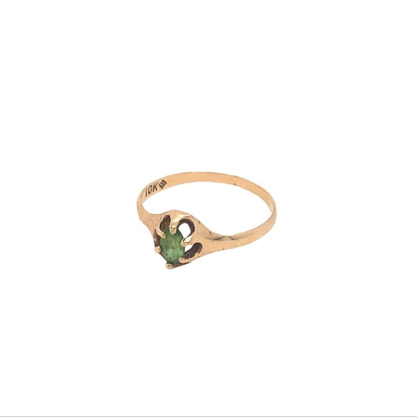 Vintage Peridot Ring in 10K