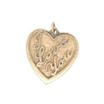 Vintage "I Love You" Charm in 14K