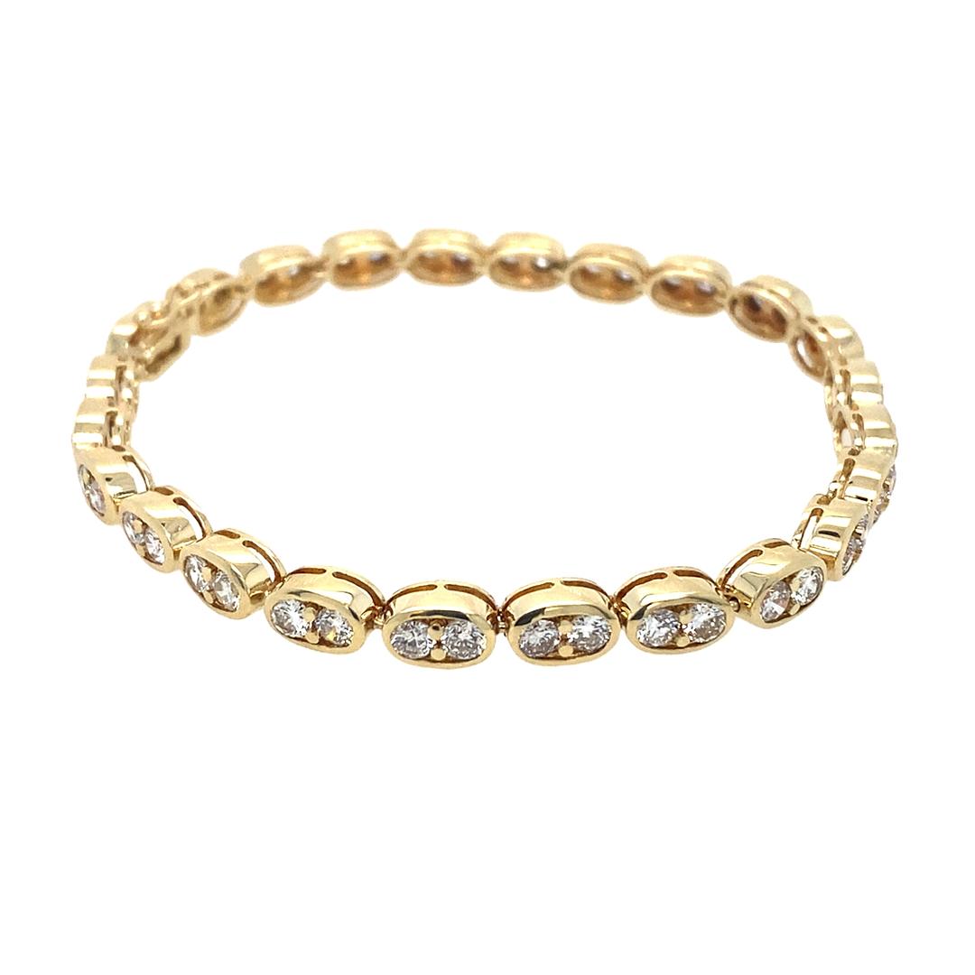 Vintage Diamond Bracelet in 18K