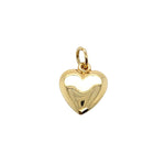Vintage Heart Charm in 14k