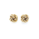 Vintage Knot Earrings in 14K