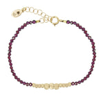 Olivia K Gemstone Fleck Bracelets