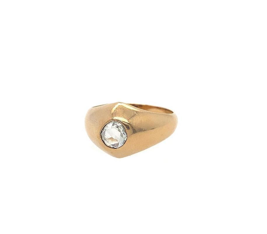 Vintage Gold Diamond Ring in 14K