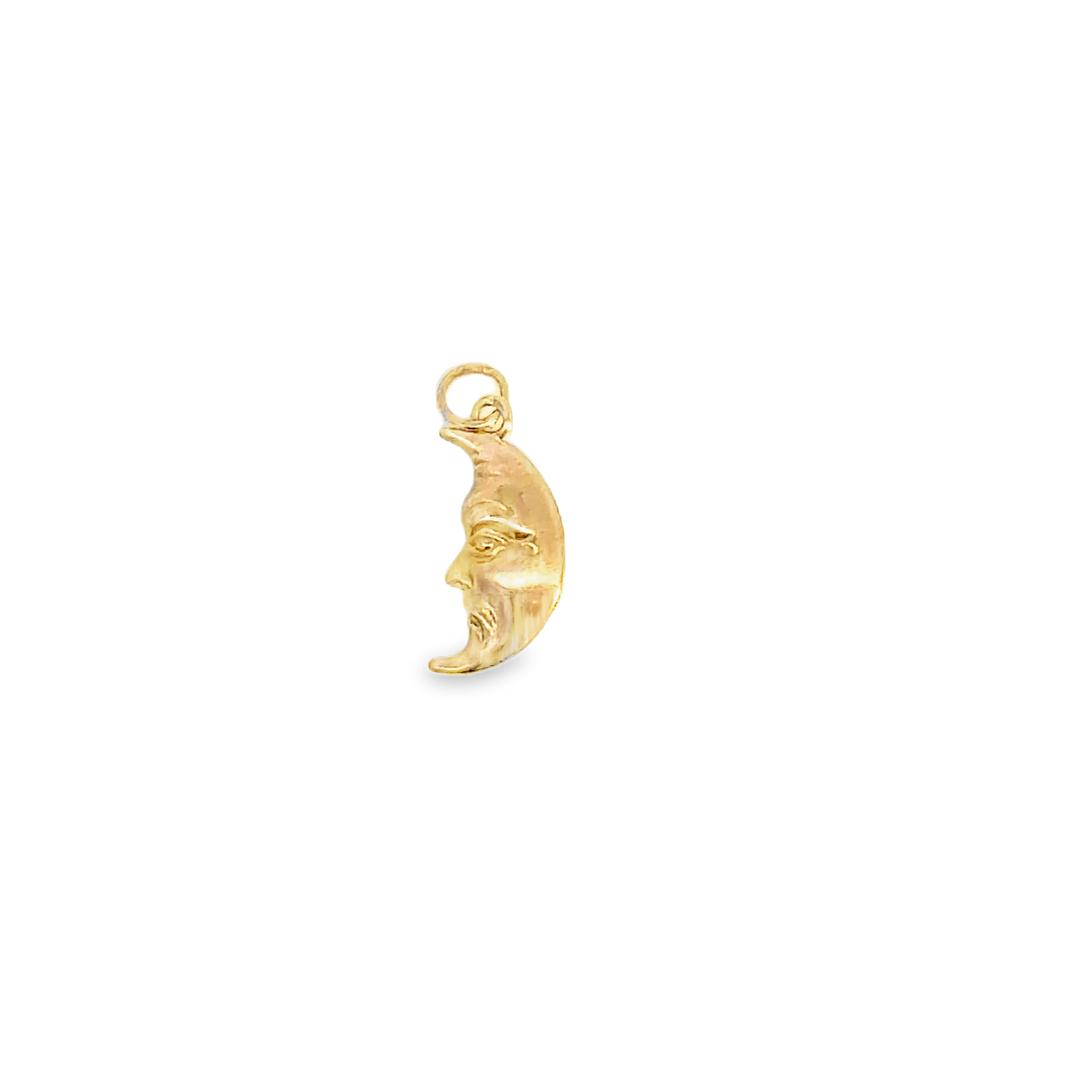 Happy and Sad Moon in 14K
