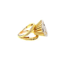 Load image into Gallery viewer, Vintage Diamond Cocktail Ring in 14k
